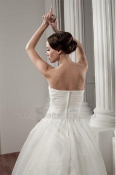 New Style Sweetheart Sleeveless A-Line Satin Lace Wedding Dresses 2030806