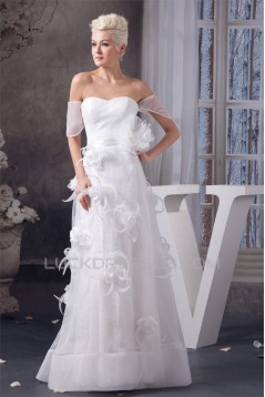 Off-the-Shoulder Satin Lace Sheath/Column Sweet Wedding Dresses 2030807