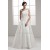 A-Line One-Shoulder Beaded Sleeveless Wedding Dresses 2030809