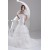 Princess Satin Fine Netting Sweetheart Sleeveless Wedding Dresses 2030824