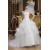 Satin Fine Netting Strapless Ball Gown Sleeveless Wedding Dresses 2030842