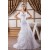 A-Line Satin Organza Sleeveless Wedding Dresses 2030864