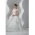 Satin Organza Sweetheart Ball Gown Sleeveless Beaded Lace Wedding Dresses 2030870