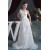 Sheath/Column One-Shoulder Satin Organza Beautiful Beaded Lace Wedding Dresses 2030872