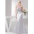 Trumpet/Mermaid Sweetheart Pleats Sweep Train Wedding Dresses 2030874