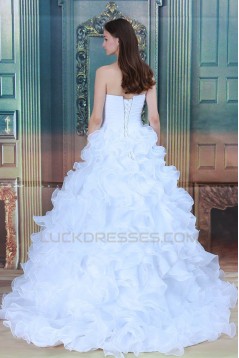 Satin Sleeveless Sweetheart Ball Gown New Arrival Wedding Dresses 2030876