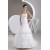 Satin Soft Strapless A-Line Sleeveless Wedding Dresses 2030877