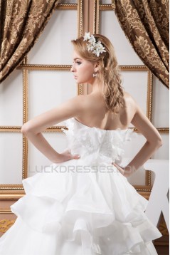 A-Line Sleeveless Satin Soft Sweetheart Floor-Length Wedding Dresses 2030878