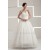 Satin Taffeta A-Line Strapless Sleeveless Wedding Dresses 2030883