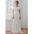 Short Sleeves Sheath/Column V-Neck Beaded Sequins Wedding Dresses 2030903