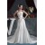 Sleeveless Satin Taffeta Strapless A-Line Sweet Wedding Dresses 2030949