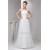 Sleeveless Sheath/Column Strapless Satin Lace Sweet Wedding Dresses 2030952