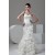 Trumpet/Mermaid Sweetheart Handmade Flowers Wedding Dresses 2030975