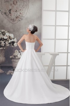 Strapless A-Line Strapless Beaded Wedding Dresses 2030991