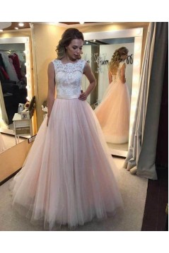 Lace and Tulle Sleeveless Wedding Dresses Bridal Gowns 3030067