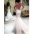 Mermaid Lace Backless V-Neck Wedding Dresses Bridal Gowns 3030069