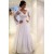 A-Line Long Sleeves Lace V-Neck Wedding Dresses Bridal Gowns 3030095