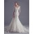Mermaid 3/4 Length Sleeves Lace Wedding Dresses Bridal Gowns 3030104