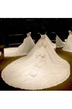 Ball Gown Sweetheart Crystal Lace Wedding Dresses Bridal Gowns 3030140