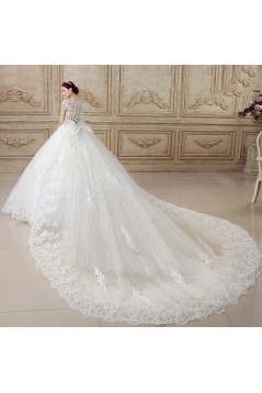 Ball Gown Lace Tulle Wedding Dresses Bridal Gowns 3030142