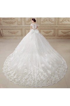 Ball Gown Lace Tulle Wedding Dresses Bridal Gowns 3030142