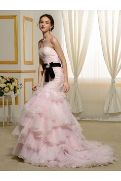 Mermaid Sweetheart Pink Wedding Dresses Bridal Gowns 3030174