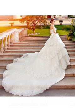 Ball Gown Crystal Lace Wedding Dresses Bridal Gowns 3030182