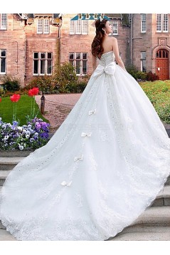 Sparkly Lace Ball Gown Crystal Wedding Dresses Bridal Gowns 3030195