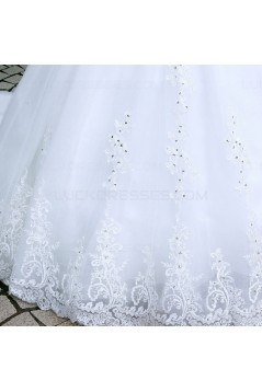 Sparkly Lace Ball Gown Crystal Wedding Dresses Bridal Gowns 3030195
