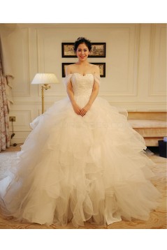 Ball Gown Off-the-Shoulder Wedding Dresses Bridal Gowns 3030233