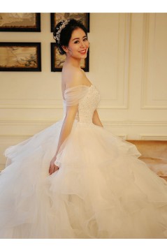 Ball Gown Off-the-Shoulder Wedding Dresses Bridal Gowns 3030233