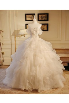 Ball Gown Off-the-Shoulder Wedding Dresses Bridal Gowns 3030233