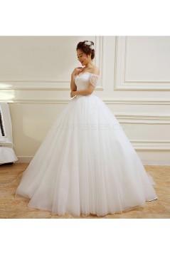 Ball Gown Off-the-Shoulder Wedding Dresses Bridal Gowns 3030236