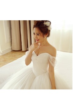 Ball Gown Off-the-Shoulder Wedding Dresses Bridal Gowns 3030236