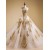 A-Line Sweetheart Gold Lace Appliques Wedding Dresses Bridal Gowns 3030237