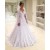 A-Line Long Sleeves Lace Wedding Dresses Bridal Gowns 3030242
