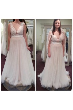 Lace Tulle Plus Size Wedding Dresses Bridal Gowns 3030286