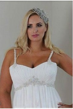 Empire Chiffon Plus Size Maternity Wedding Dresses Bridal Gowns 3030289