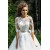 Bateau Neckline Half Sleeves Lace Wedding Dresses Bridal Gowns 3030303